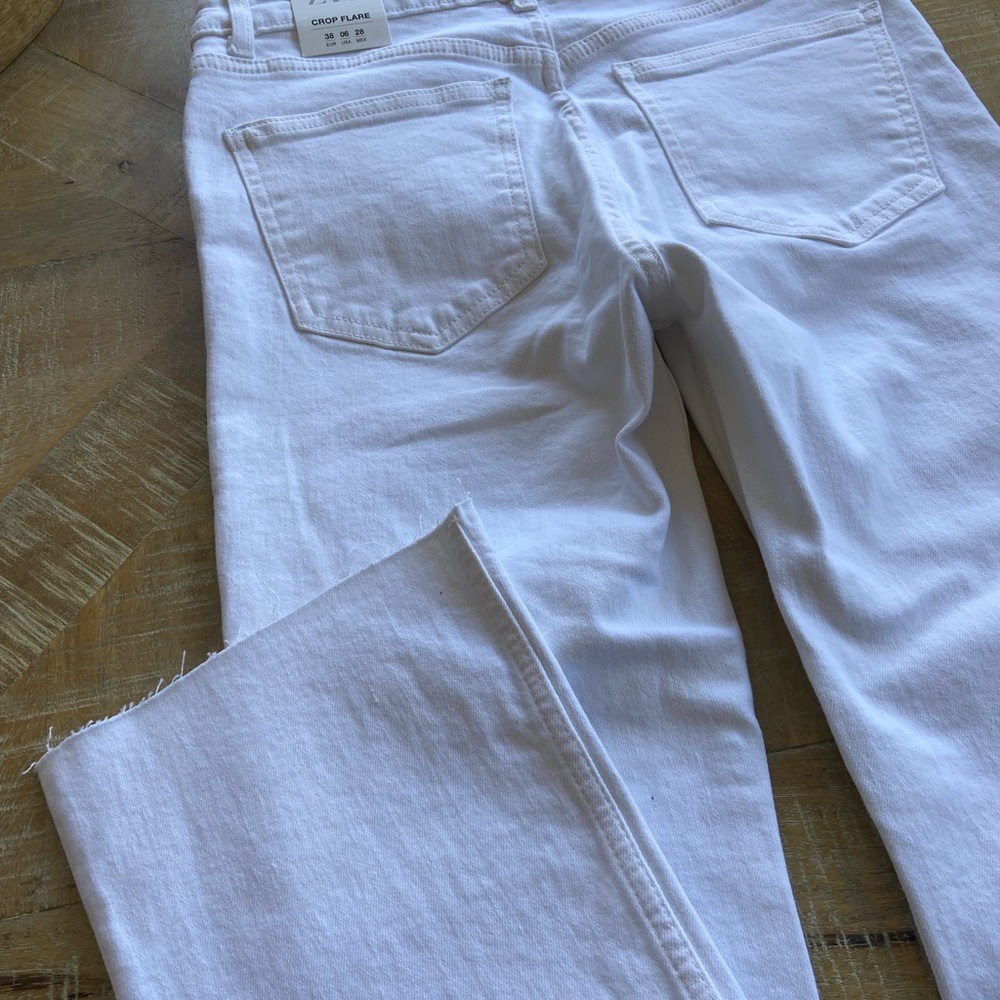 Zara White jeans